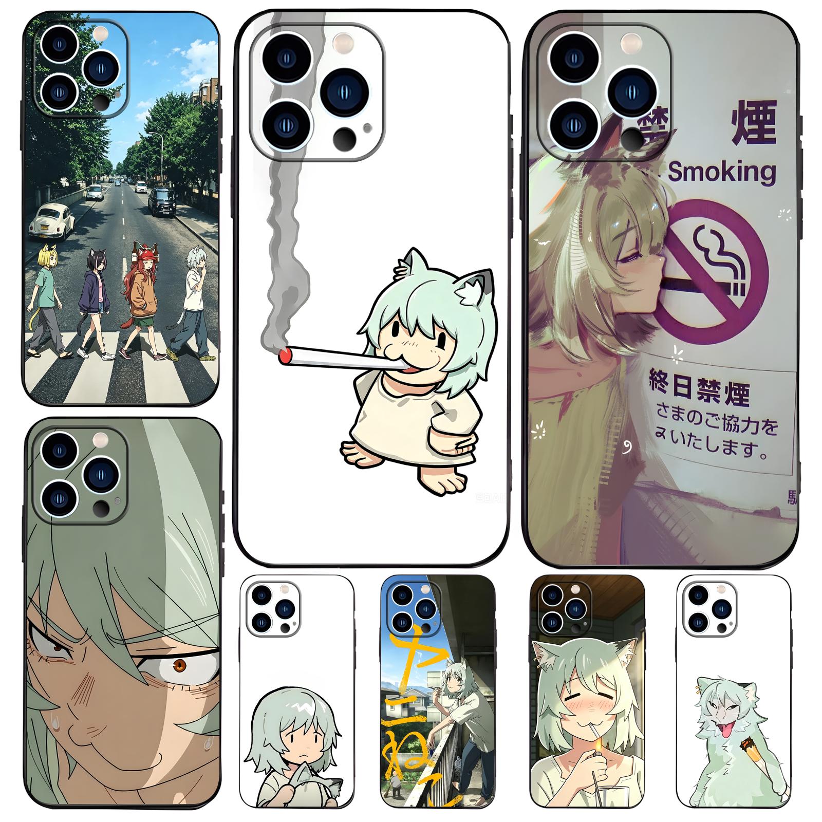 Phone Cases Cat - Chainsmoker Cat Phone Case For iPhone17