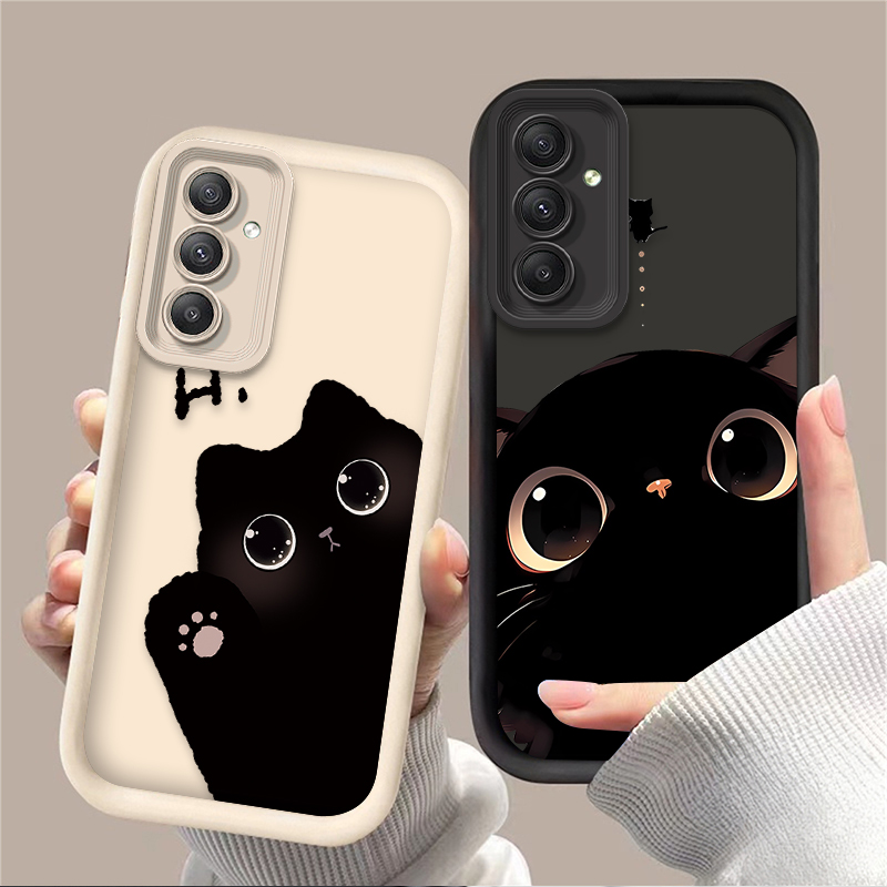 Phone Cases For Samsung A14 - Lovely Big Eyed Cat Phone Case