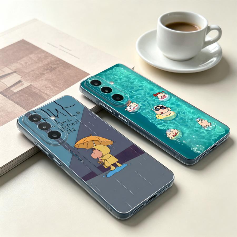 Phone Cases For Samsung A14 - Yellow Umbrella Boy Phone Cover Case