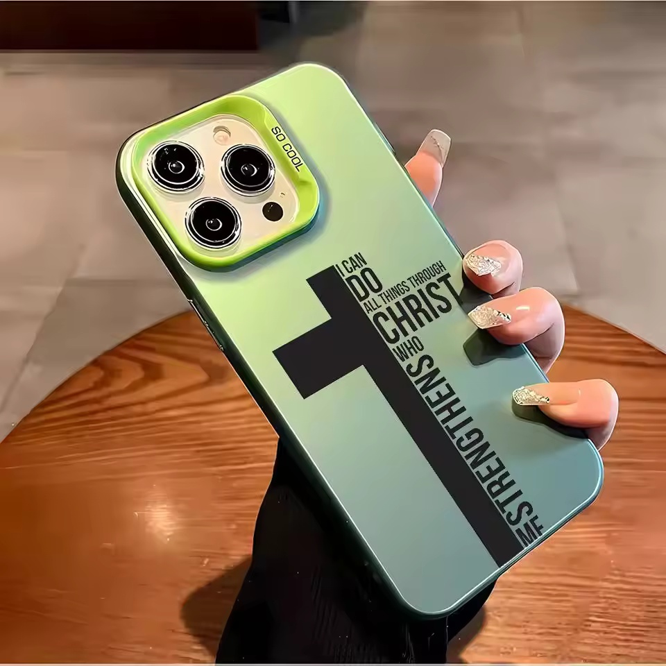 Anti Fingerprint Cross Bible P - огляд і ціна Phone Cases Apple