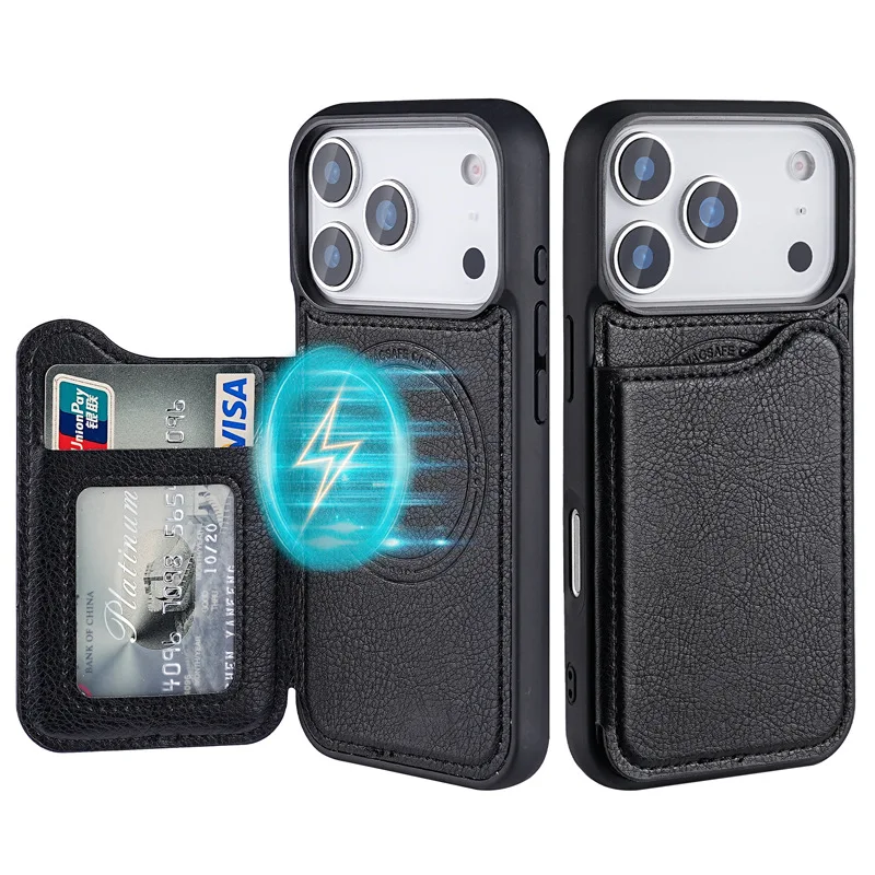 For Magsafe Magnetic Flip Leat - огляд і ціна Phone Cases With Card Holder