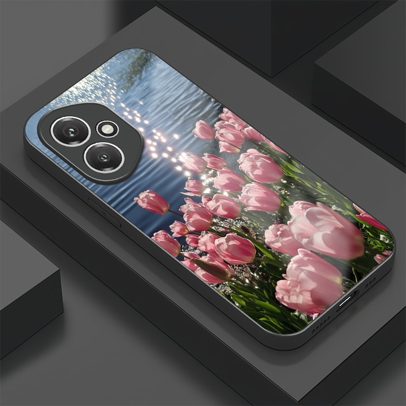 Floral Tulip Pattern Phone Cas - огляд і ціна Phone Cases Honor