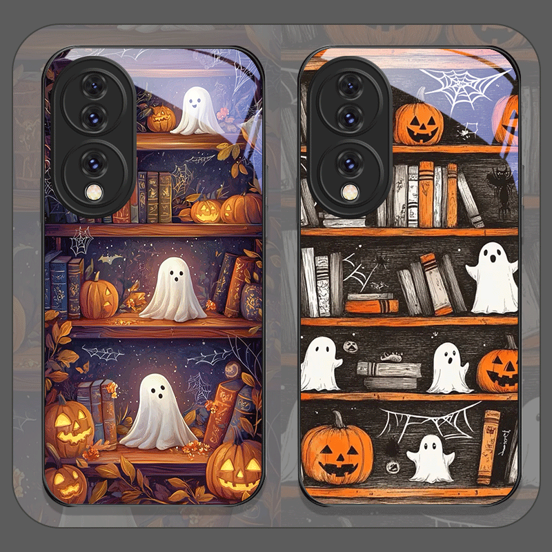 Halloween Pumpkin Ghost Booksh - огляд і ціна Phone Cases Honor