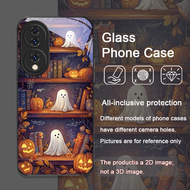 Halloween Pumpkin Ghost Booksh - огляд і ціна Phone Cases Honor