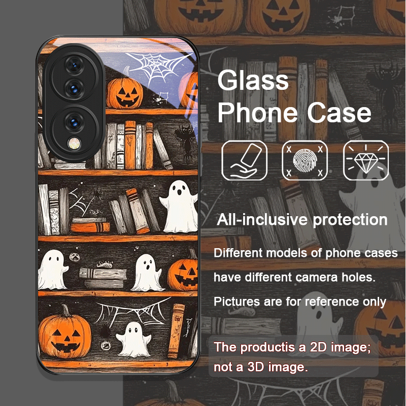 Halloween Pumpkin Ghost Booksh - огляд і ціна Phone Cases Honor