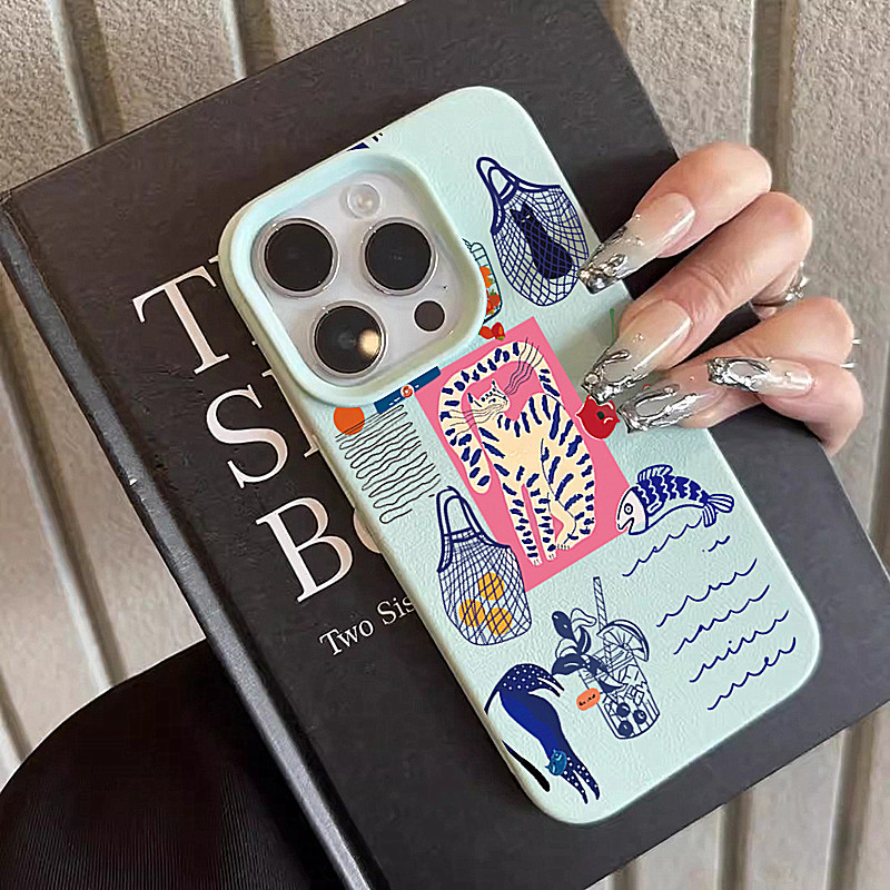 Cute Cherry Cat Print Phone Ca - огляд і ціна Phone Cases Cat