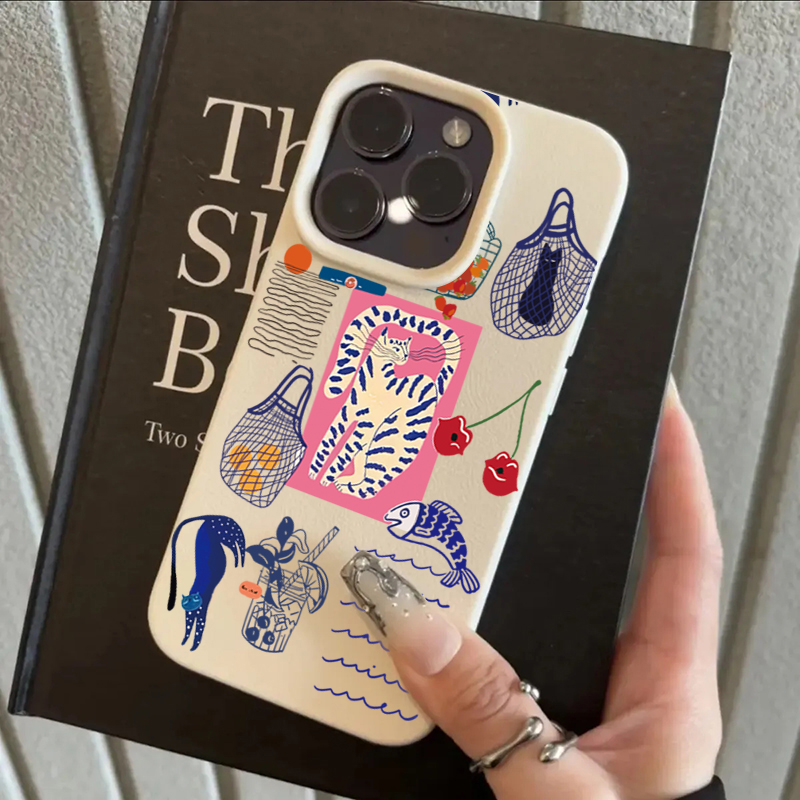 Cute Cherry Cat Print Phone Ca - огляд і ціна Phone Cases Cat