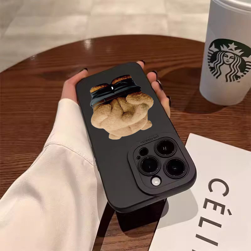 Funny Cool Bear Silicone Phone - огляд і ціна Phone Cases Quirky