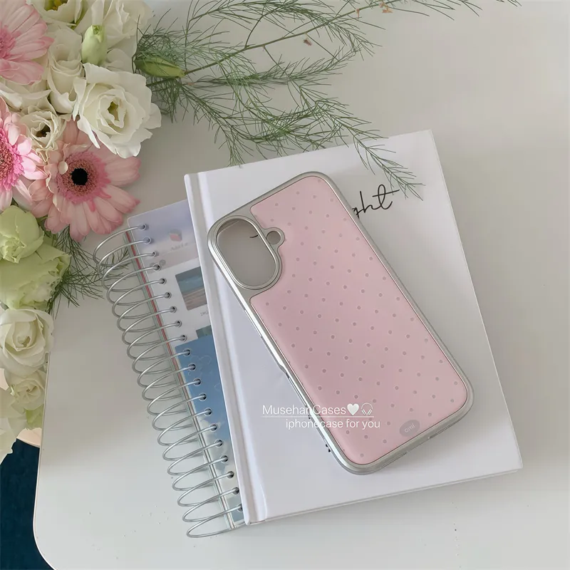 Korean ins Cream Pink Polka Do - огляд і ціна Phone Cases Polka Dot