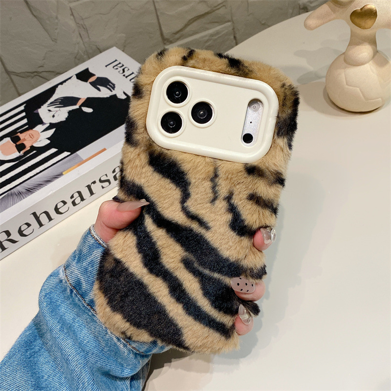 Luxury Zebra Pattern Fluffy Pl - огляд і ціна Phone Cases Apple