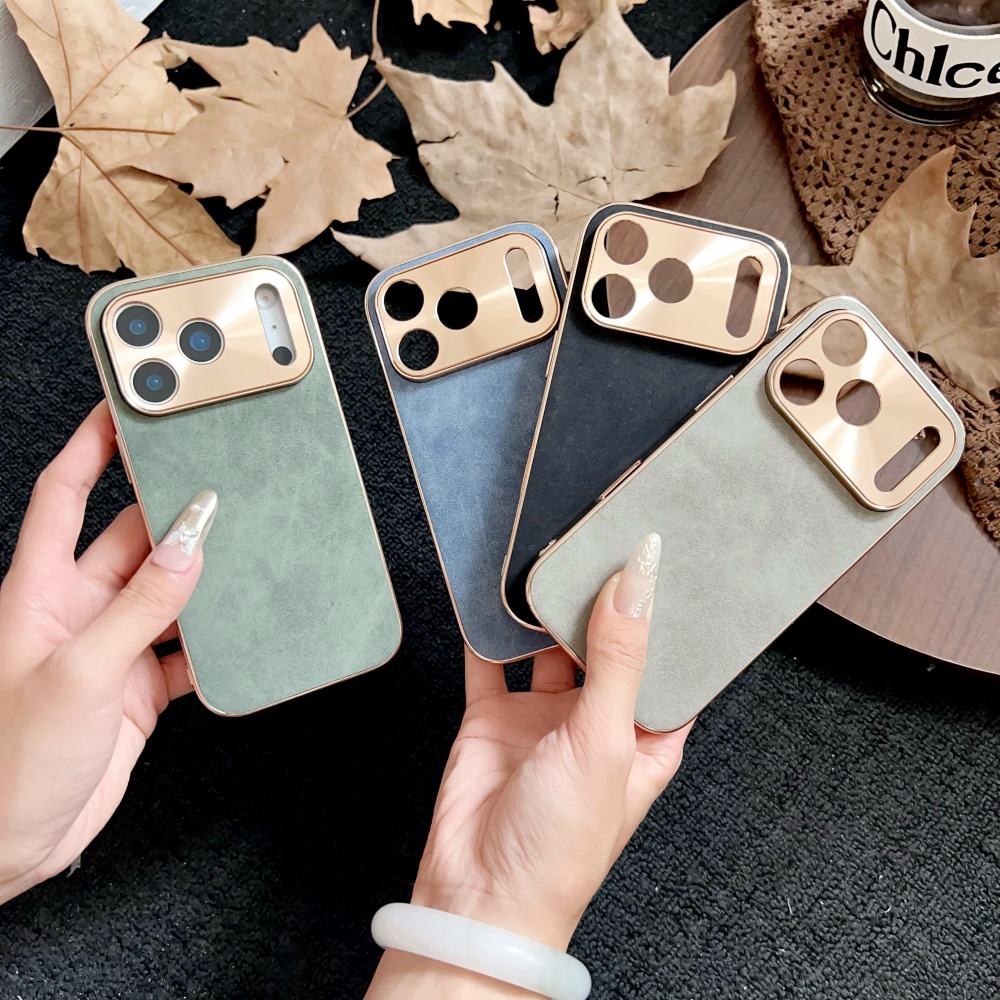 Business Leather Sheepskin Pho - огляд і ціна Luxury Plating Case
