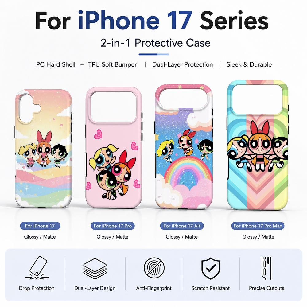 Anime P-Powerpuff Girls Phone  - огляд і ціна Phone Cases Cool Girl