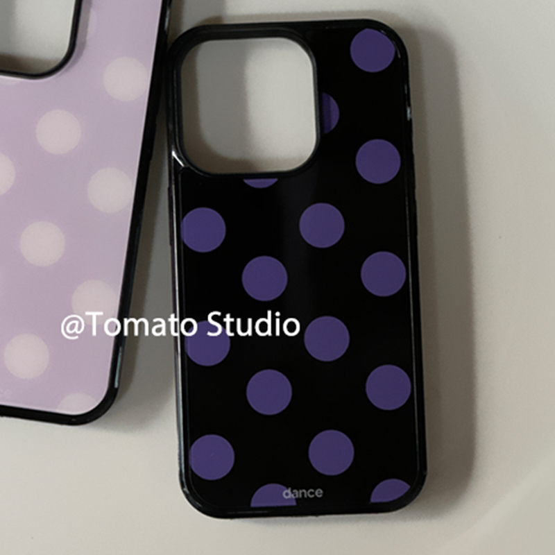 Korean Ins Fashion Purple Polk - огляд і ціна Phone Cases Polka Dot
