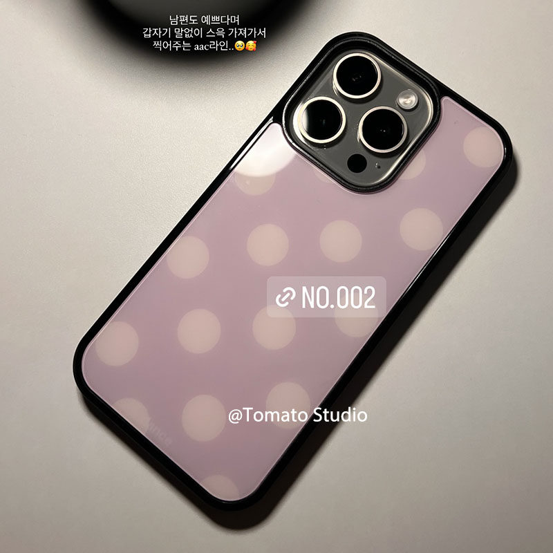 Korean Ins Fashion Purple Polk - огляд і ціна Phone Cases Polka Dot