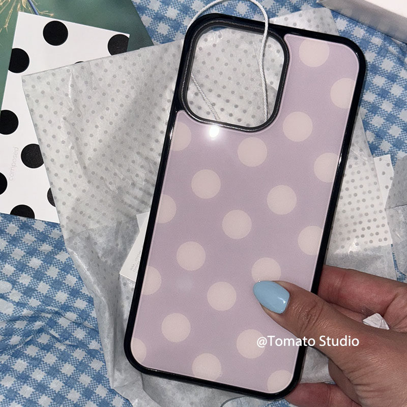 Korean Ins Fashion Purple Polk - огляд і ціна Phone Cases Polka Dot