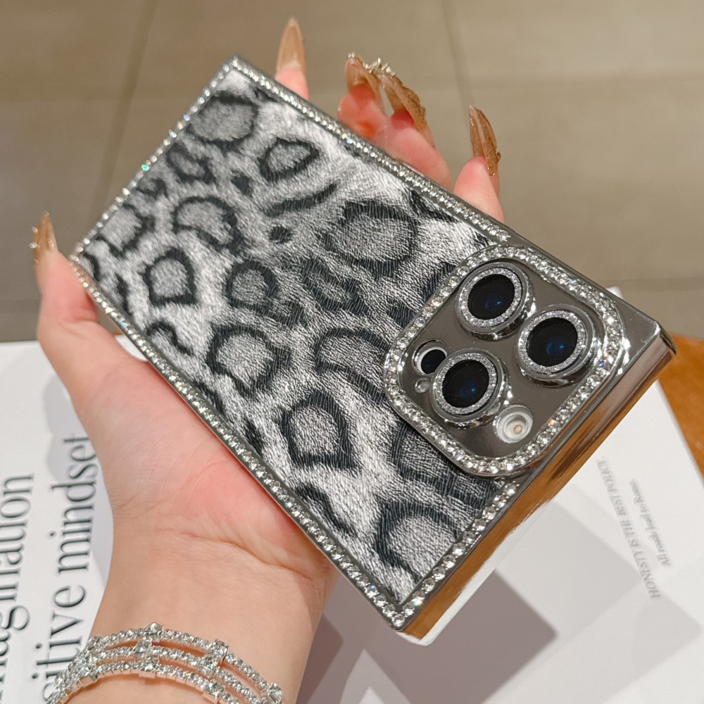 Luxury Diamond Leopard Print P - огляд і ціна Luxury Plating Case