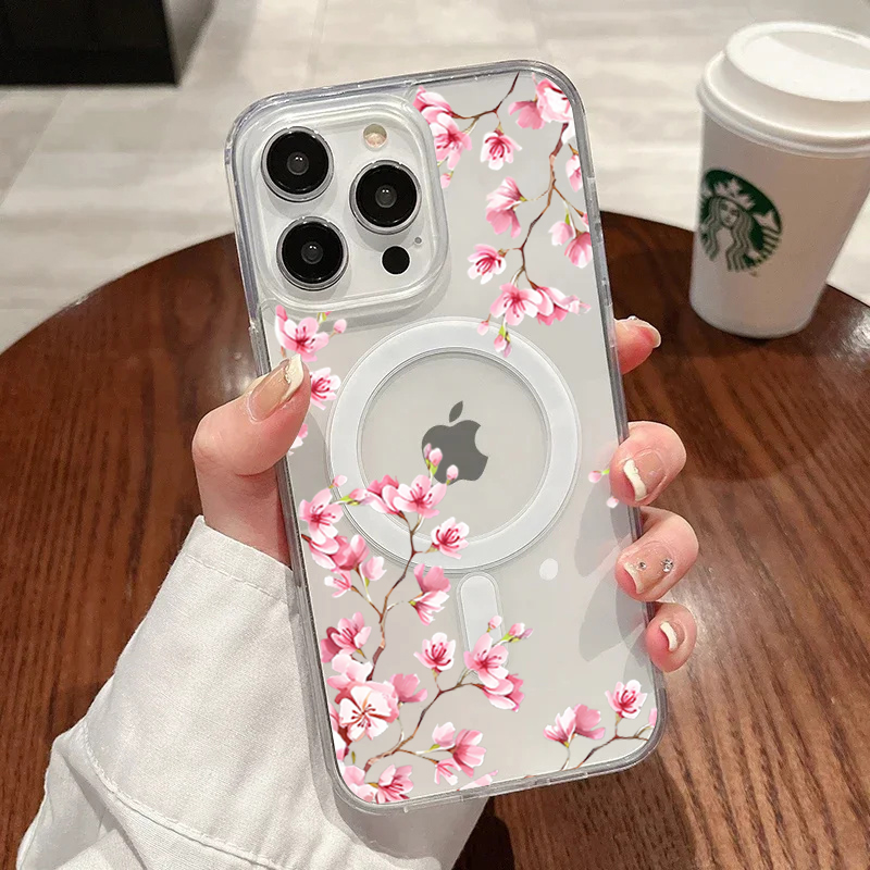 Luxury Pink INS Flowers Case F - огляд і ціна Phone Cases Luxury