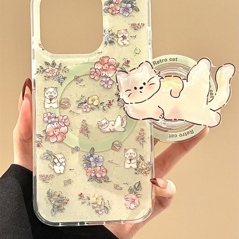 Korean Cute Kitty For Magsafe  - огляд і ціна Phone Cases Quirky