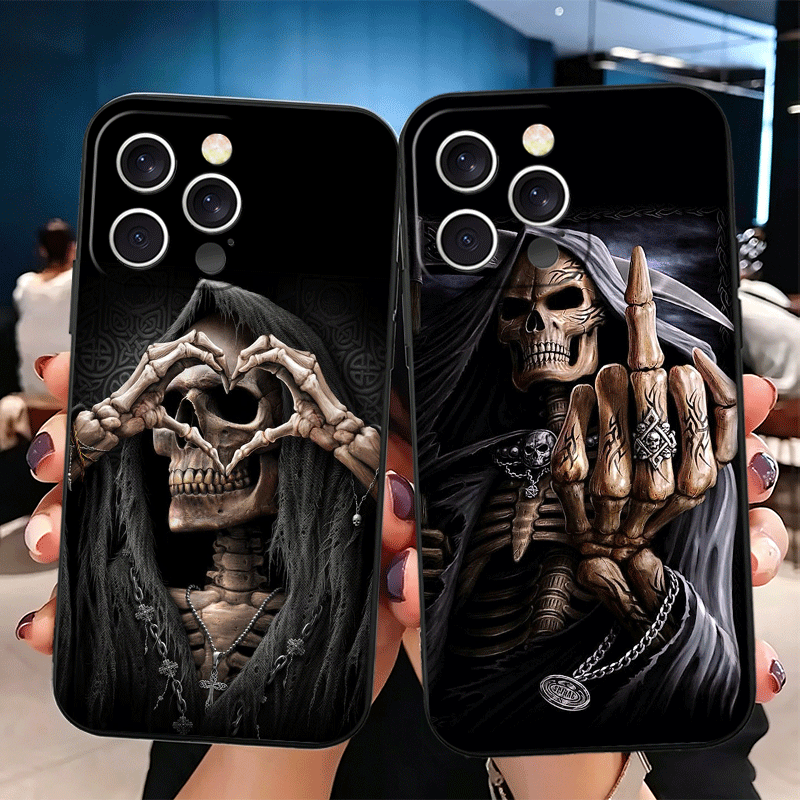 Grim Reaper Skeleton Funny Sty - огляд і ціна Phone Cases Quirky
