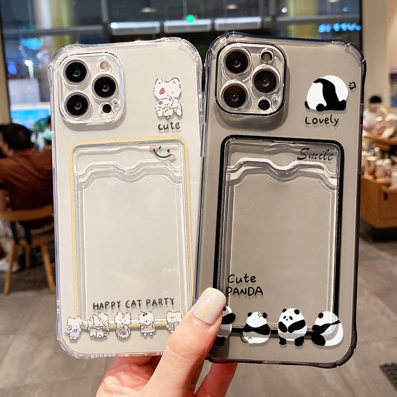 Cute Black Cat Phone Case For  - огляд і ціна Phone Cases With Card Holder