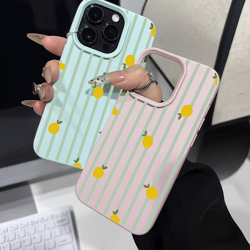 Shockproof Cute Lemon Pattern  - огляд і ціна Phone Cases Luxury