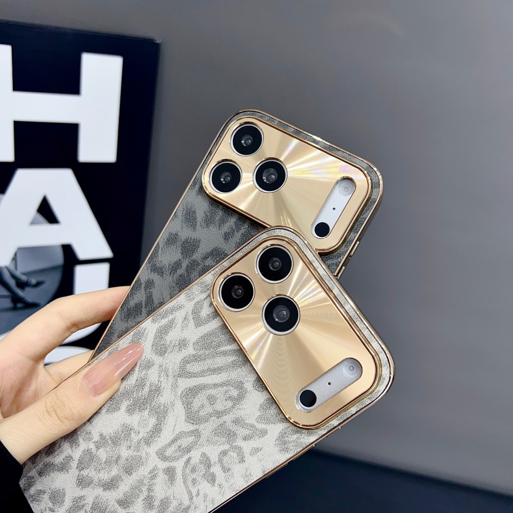 Luxury Matte PU Leopard Print  - огляд і ціна Luxury Plating Case