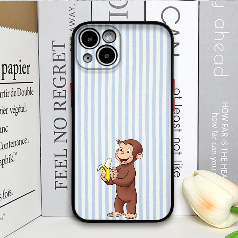Cartoon Striped Monkey Holding - огляд і ціна Phone Cases Cat