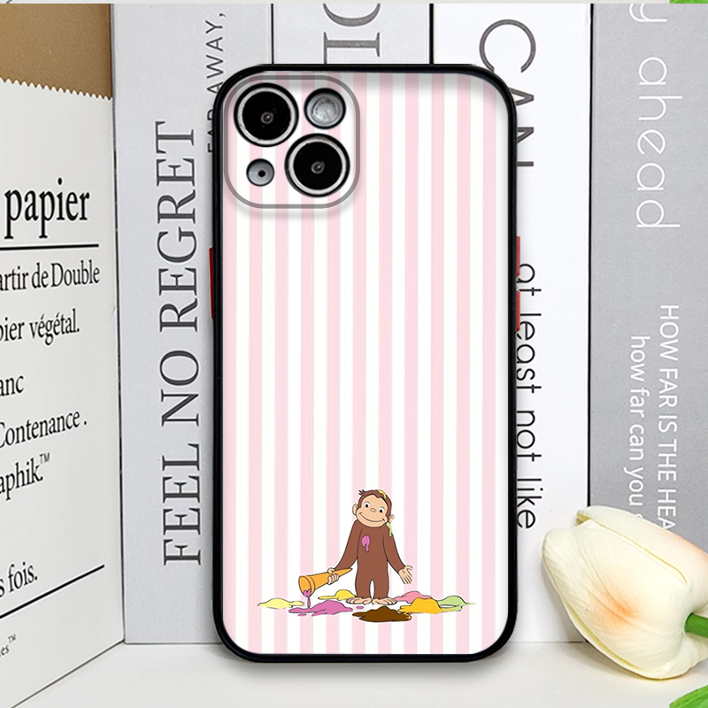 Cartoon Striped Monkey Holding - огляд і ціна Phone Cases Cat